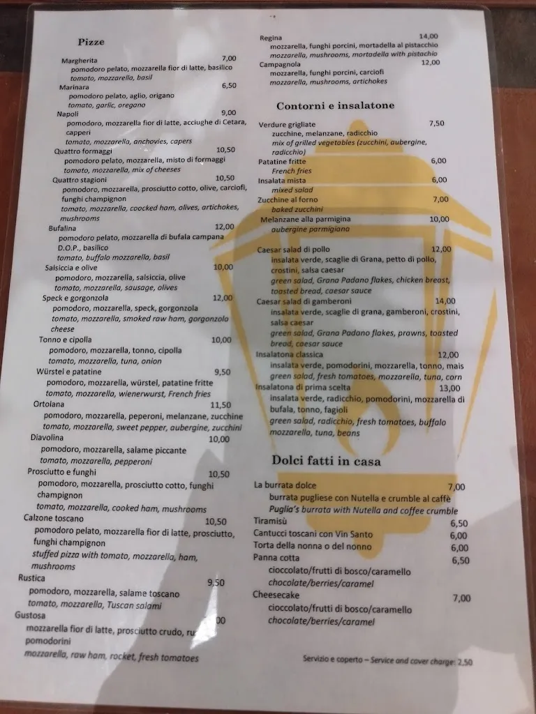Menu_La lanterna Ristorante Pizzeria_Pisa_image_4
