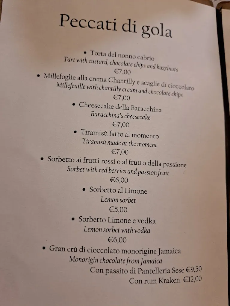 Menu_Ristorante La Baracchina Del Parco Della Sterpaia_Piombino_image_1