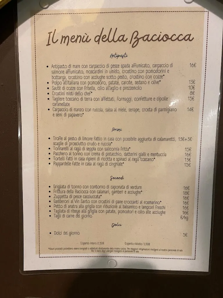 Menu_Ristorante La Baciocca di Benini Giulia & C snc_Piombino_image_2