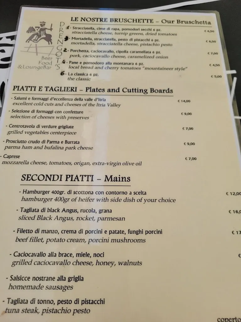 Menu_Drengots Beer Food e Lounge bar_Monte Sant'Angelo_image_2