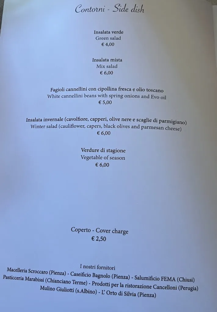 Menu_Trattoria da Fiorella_Pienza_image_2