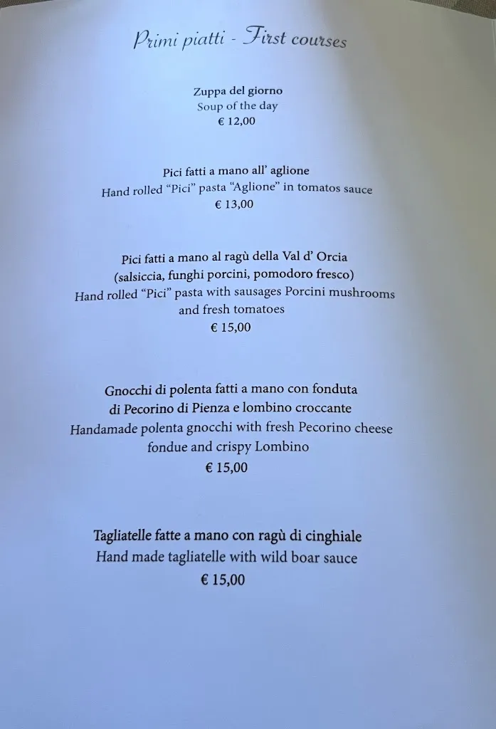 Menu_Trattoria da Fiorella_Pienza_image_3