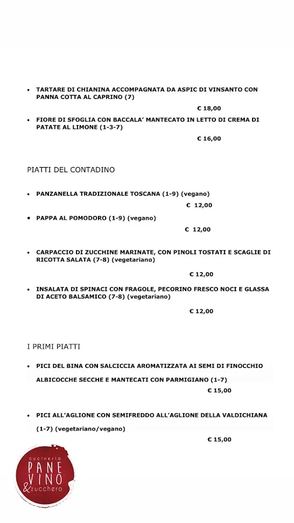 Menu_Pane vino & zucchero_Pienza_immagine_3