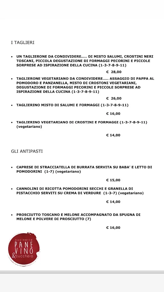 Menu_Pane vino & zucchero_Pienza_immagine_4