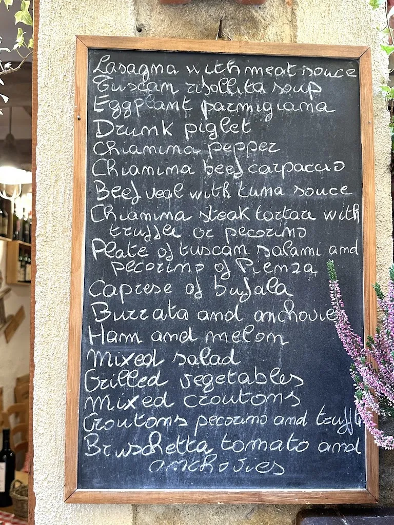 Menu_La pecora nera Bottega gastronomica osteria_Pienza_image_2