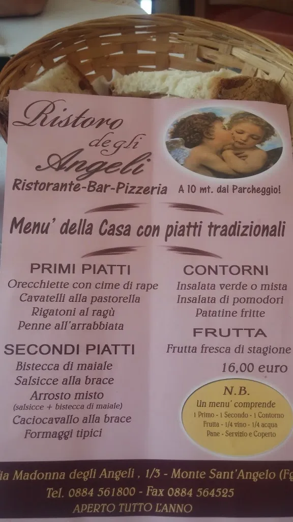 Menu_Ristoro degli Angeli_Monte Sant'Angelo_image_3