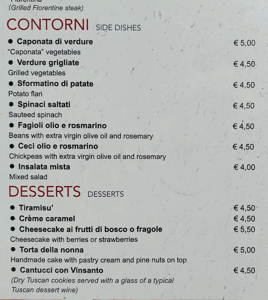 Menu_Ristorante La Piazzetta_Pienza_immagine_1