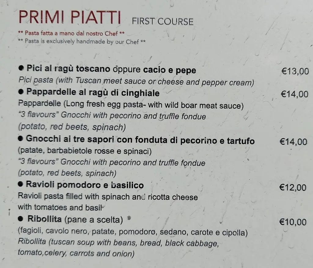 Menu_Ristorante La Piazzetta_Pienza_immagine_2