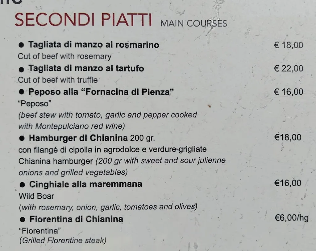 Menu_Ristorante La Piazzetta_Pienza_immagine_4