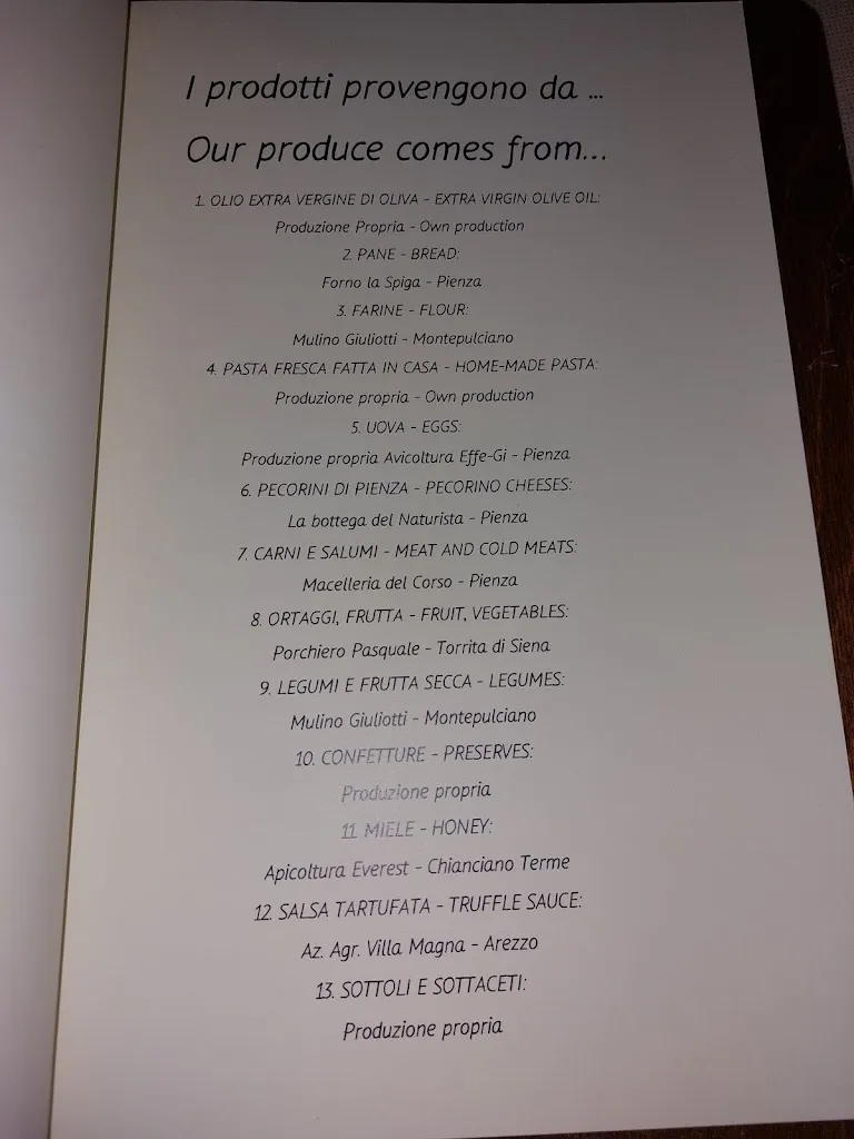 Menu_La Fonte Agriturismo Agriristoro_Pienza_image_4
