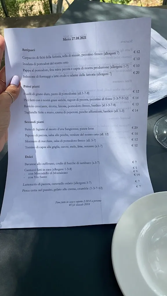 Menu_Podere Il Casale_Pienza_image_1