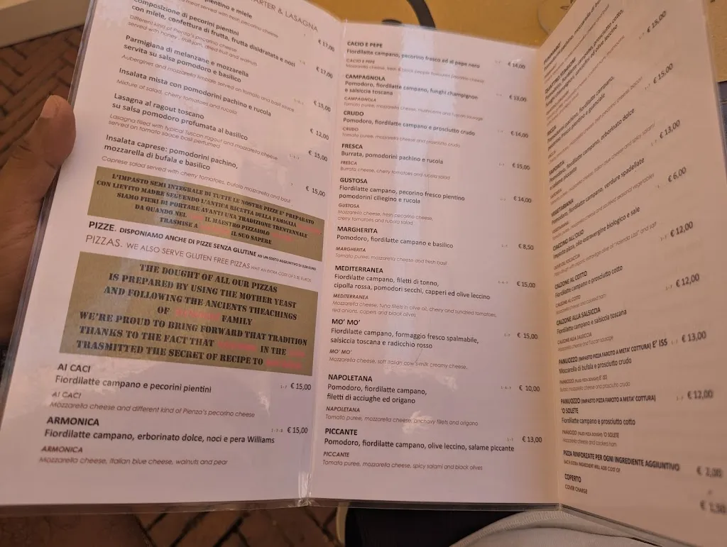 Menu_Pizzeria Pummaro'_Pienza_image_4