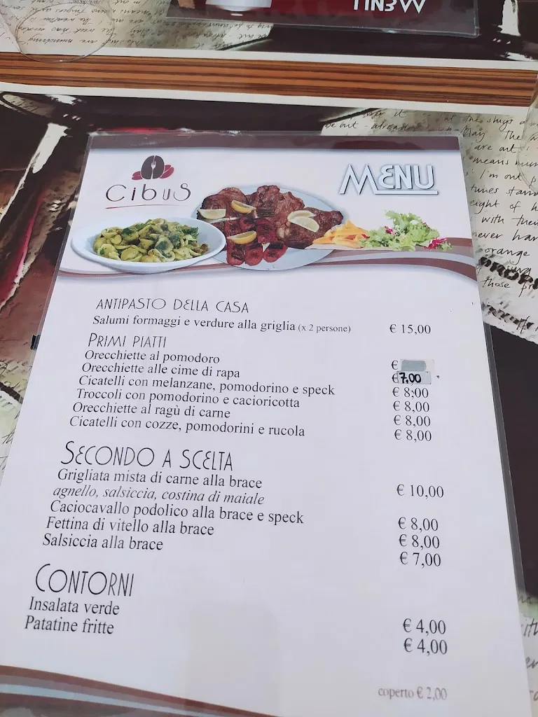 Menu_Bar Ristorante CibuS_Monte Sant'Angelo_image_2