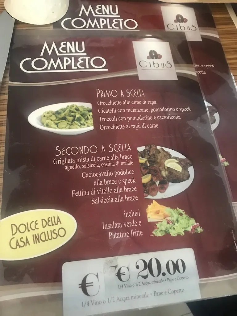 Menu_Bar Ristorante CibuS_Monte Sant'Angelo_image_3