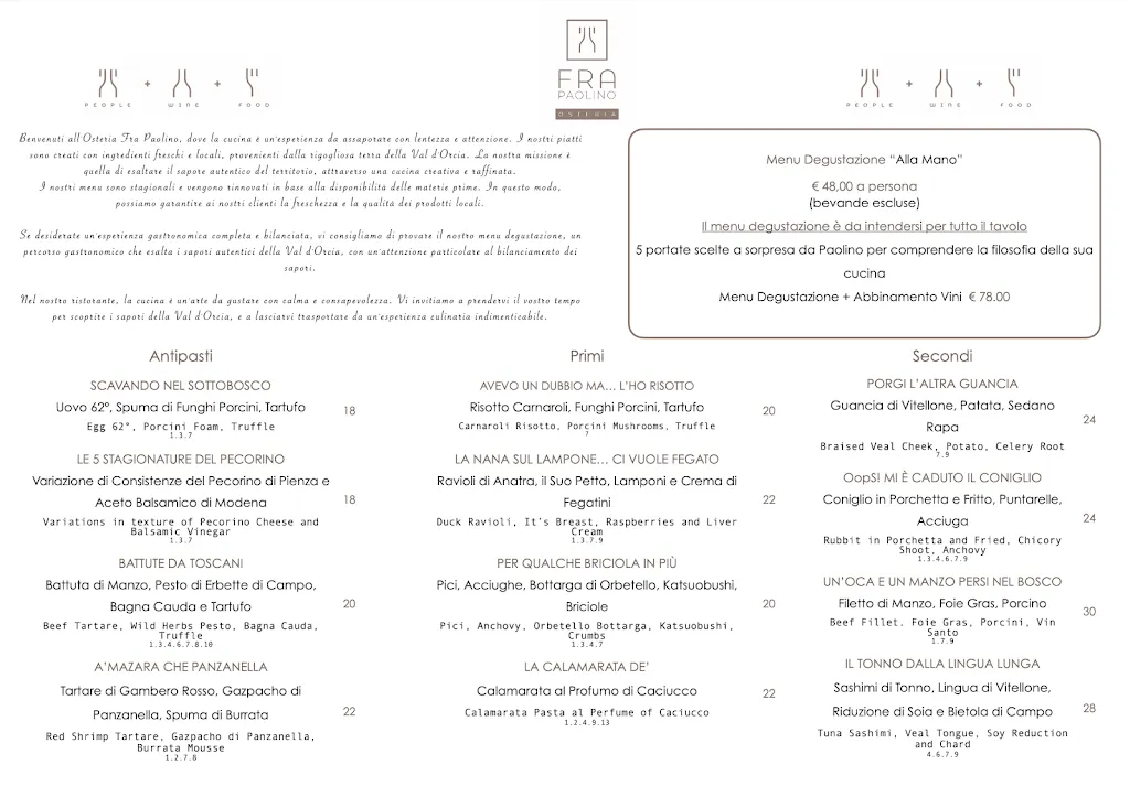 Menu_Osteria Fra Paolino_Pienza_immagine_1
