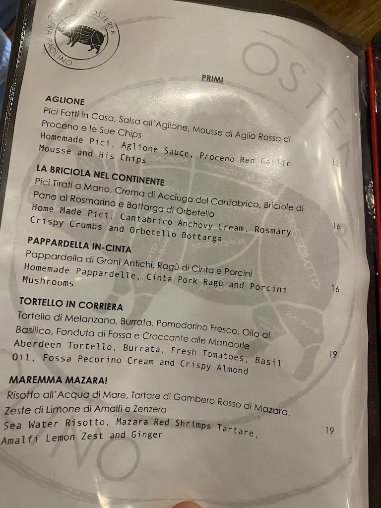 Menu_Osteria Fra Paolino_Pienza_immagine_4