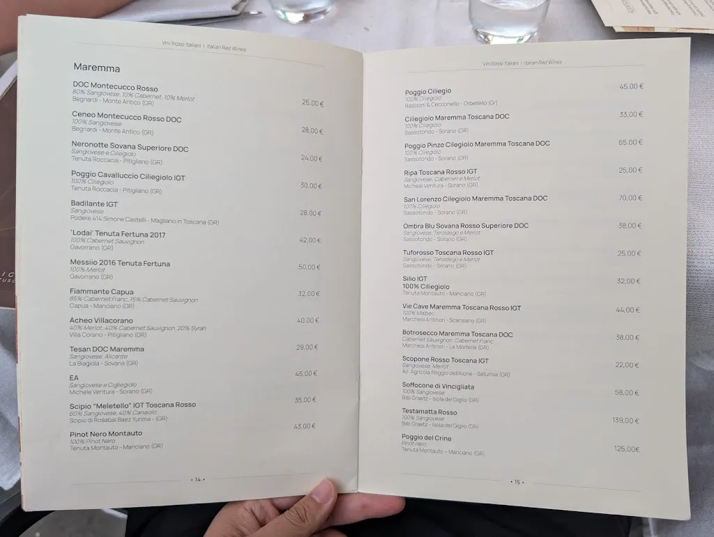 Menu_La Rocca Restaurant_Pitigliano_image_4