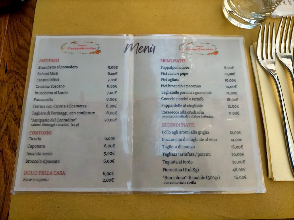 Menu_Trattoria La Pappalpomodoro di Foschetti Anna Lisa_Pitigliano_immagine_2