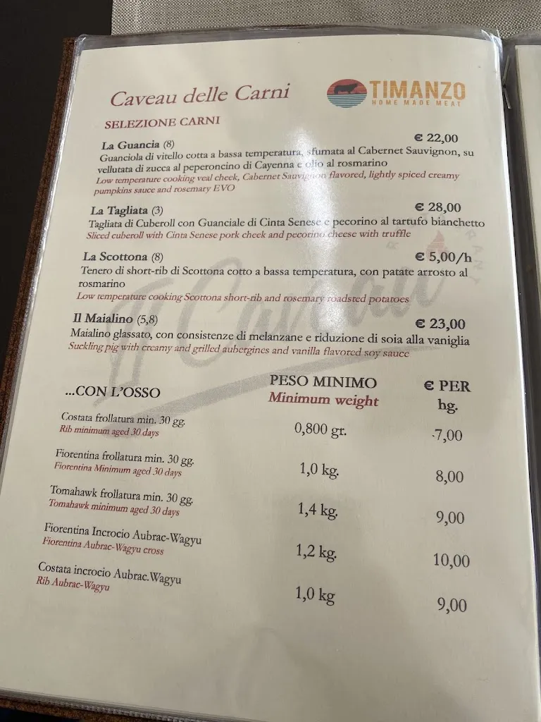 Menu_Il Caveau Restaurant Pitigliano_Pitigliano_image_2