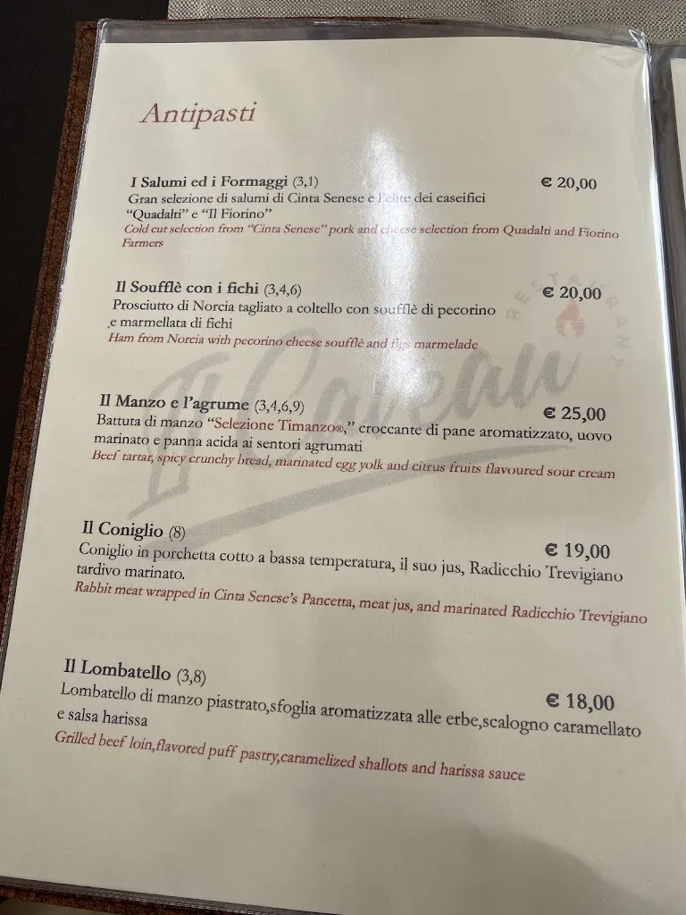 Menu_Il Caveau Restaurant Pitigliano_Pitigliano_image_3