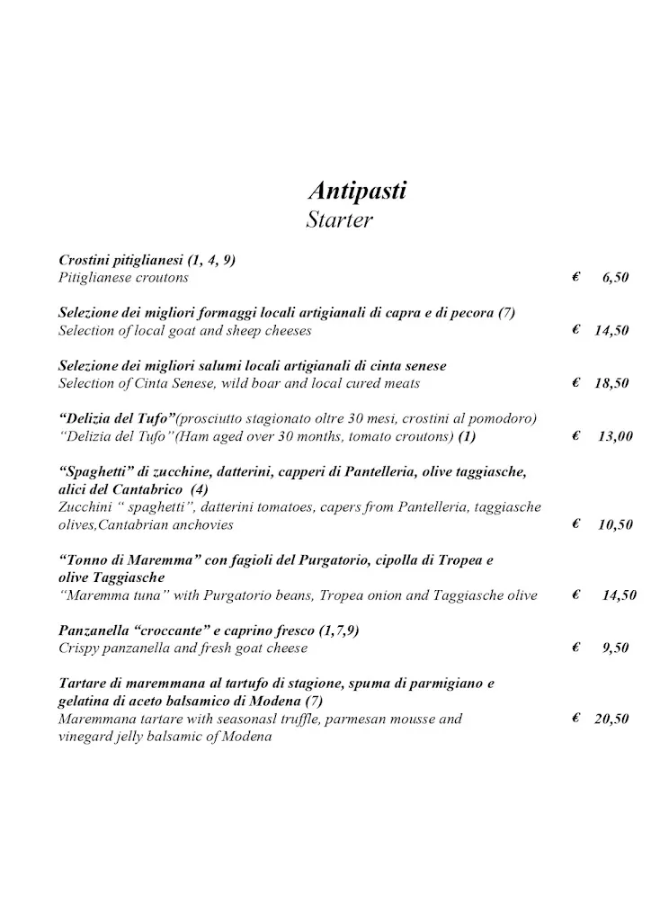 Menu_IL TUFO ALLEGRO di Pichini Domenico_Pitigliano_image_3