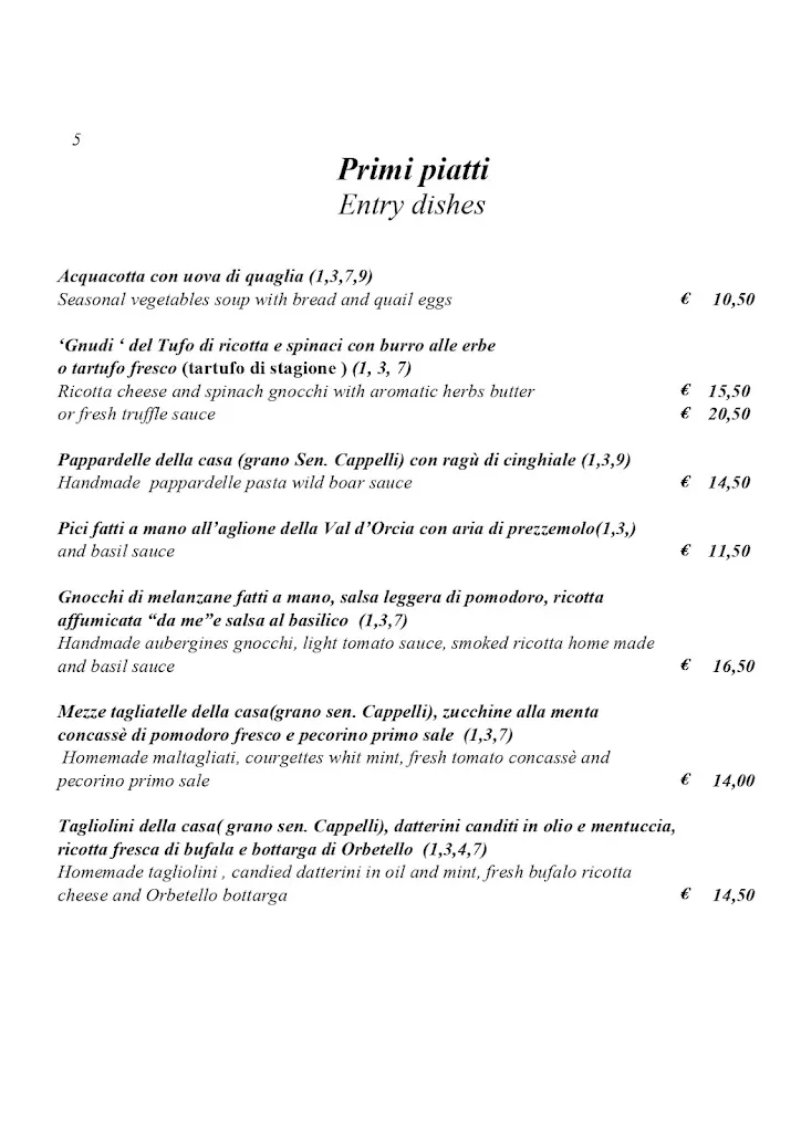 Menu_IL TUFO ALLEGRO di Pichini Domenico_Pitigliano_image_4