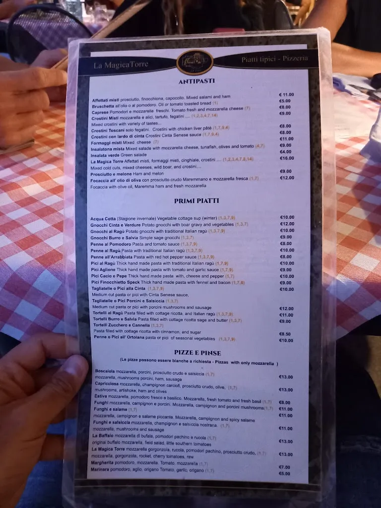 Menu_B&B La Magica Torre_Pitigliano_image_4