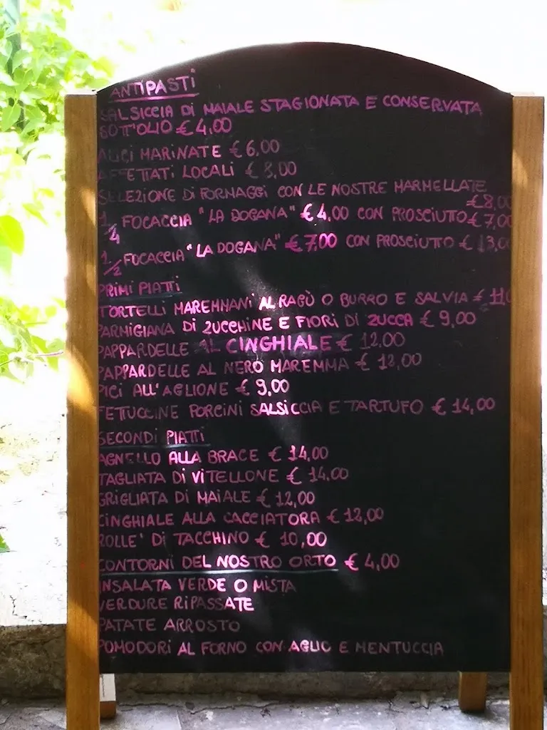 Menu_Agriristoro Focacceria La Dogana_Pitigliano_image_2