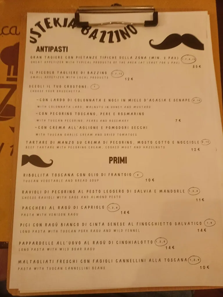 Menu_Antica Osteria Di Bazzino_Poggibonsi_image_2