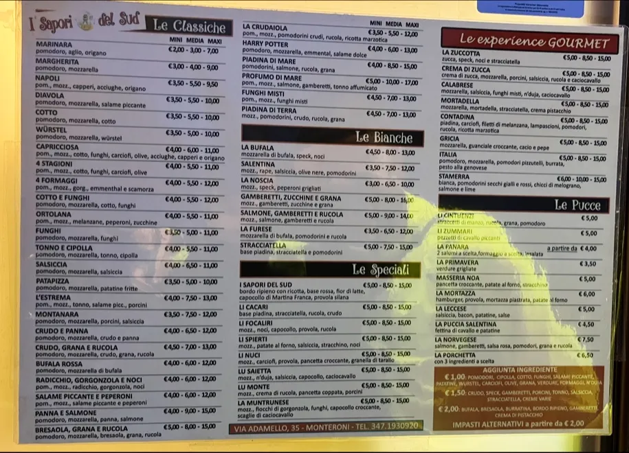 Menu_I Sapori Del Sud_Monteroni di Lecce_immagine_1