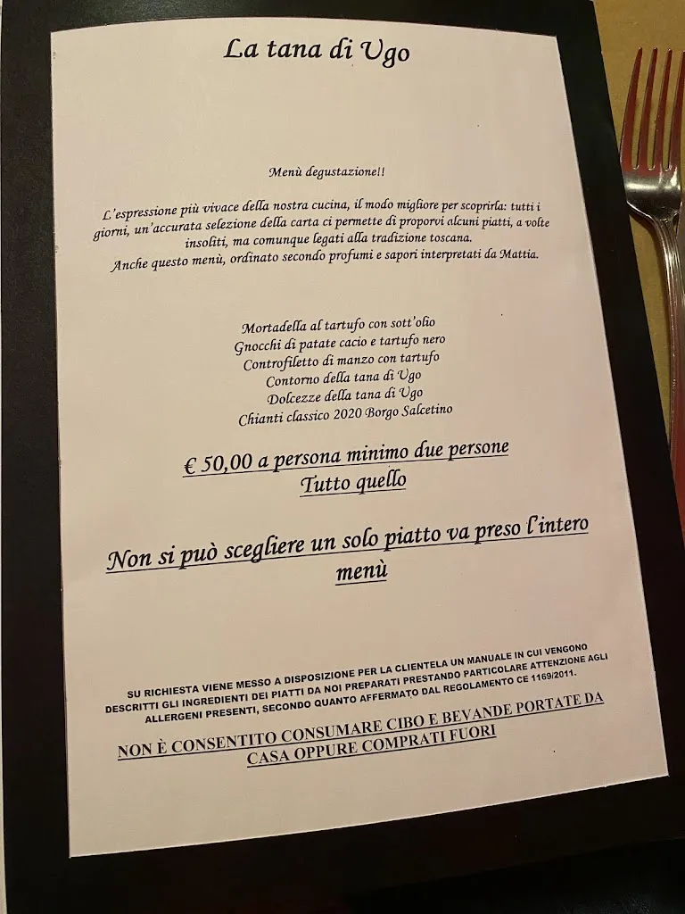 Menu_La Tana di Ugo_Pontassieve_image_3