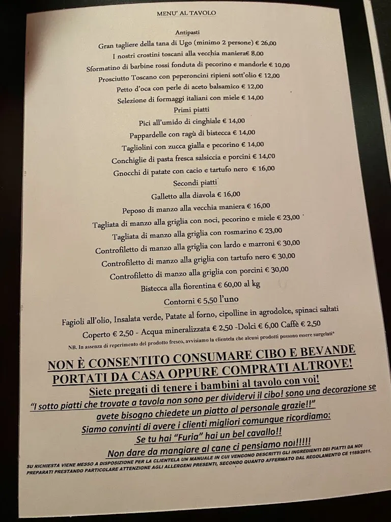 Menu_La Tana di Ugo_Pontassieve_image_4