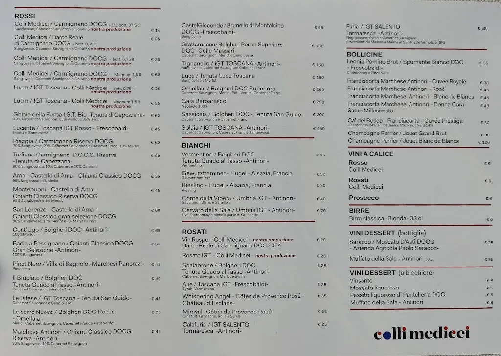 Menu_Podere Petraia_Poggio A Caiano_image_1