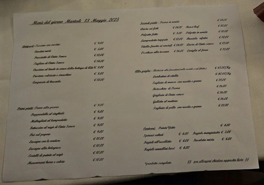 Menu_Antica Trattoria Tramway_Poggio A Caiano_image_1