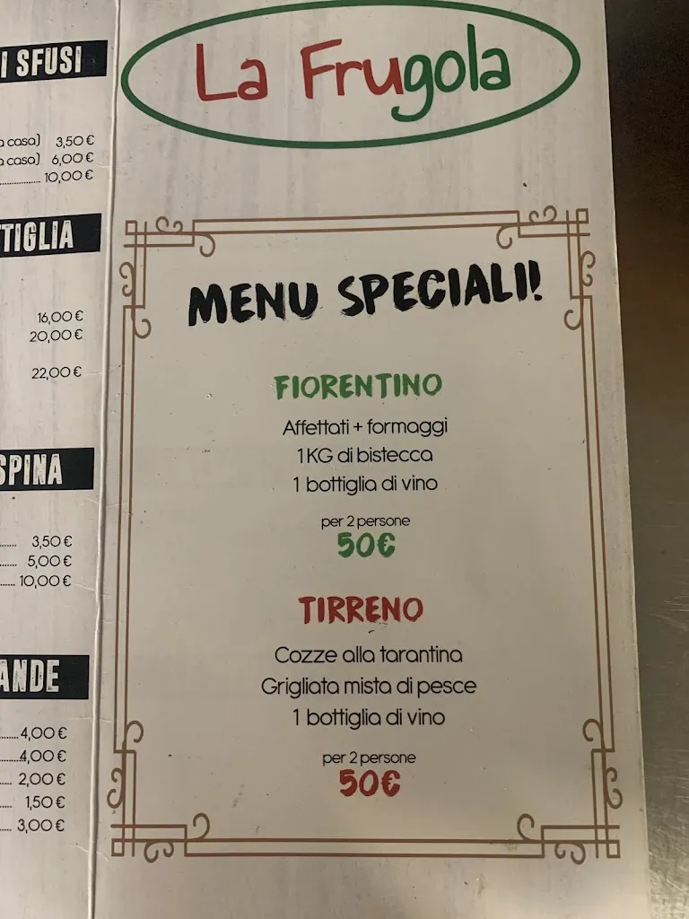 Menu_La Frugola_Poggio A Caiano_image_2