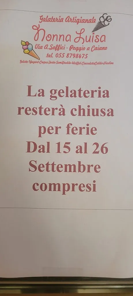 Menu_Gelateria Nonna Luisa_Poggio A Caiano_image_1