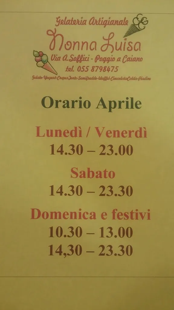 Menu_Gelateria Nonna Luisa_Poggio A Caiano_image_2