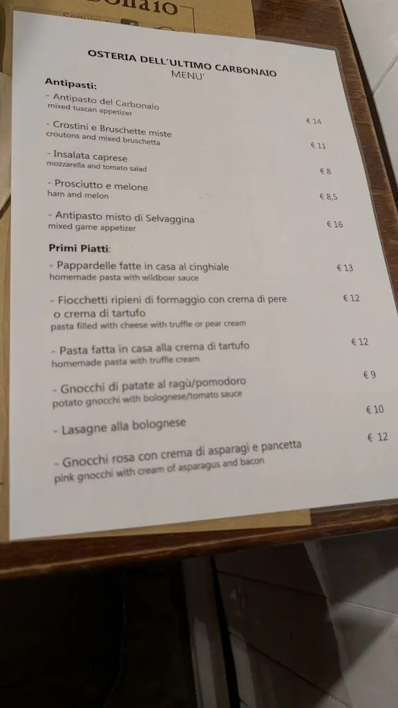 Menu_Osteria dell'Ultimo Carbonaio_Pomarance_image_1