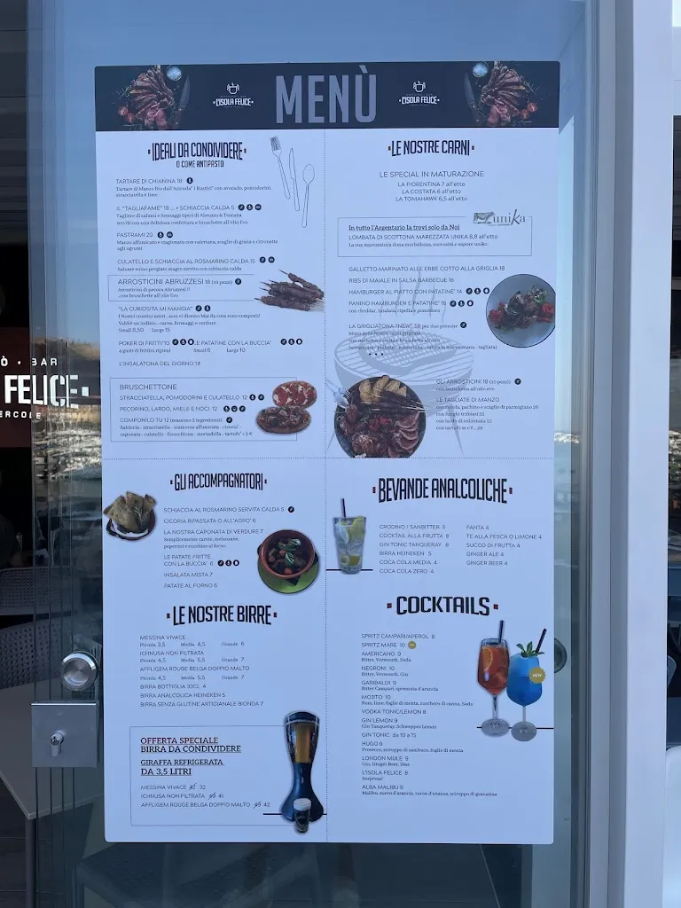 Menu_L'Isola Felice - Porto Ercole_Porto Ercole_imagen_1