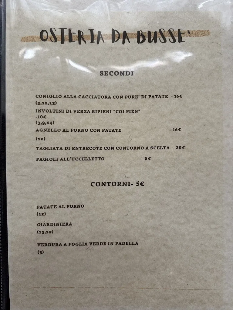 Osteria da Bussé 1930 restaurant in Pontremoli