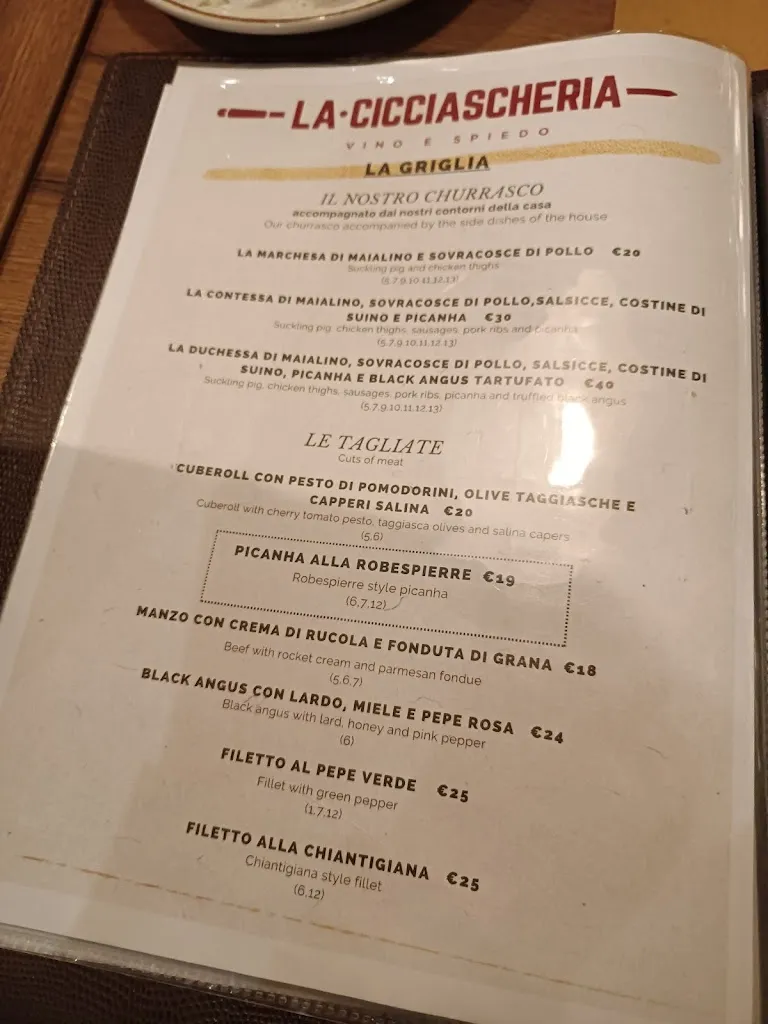 Menu_La Cicciascheria_Pontedera_image_1