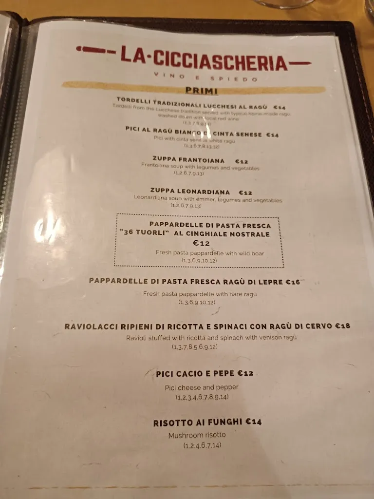 Menu_La Cicciascheria_Pontedera_image_2
