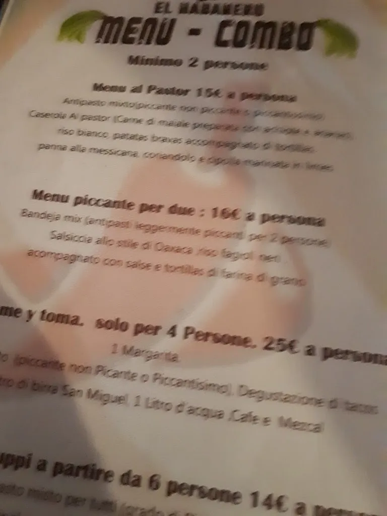 Menu_El Habanero_Pontedera_immagine_4