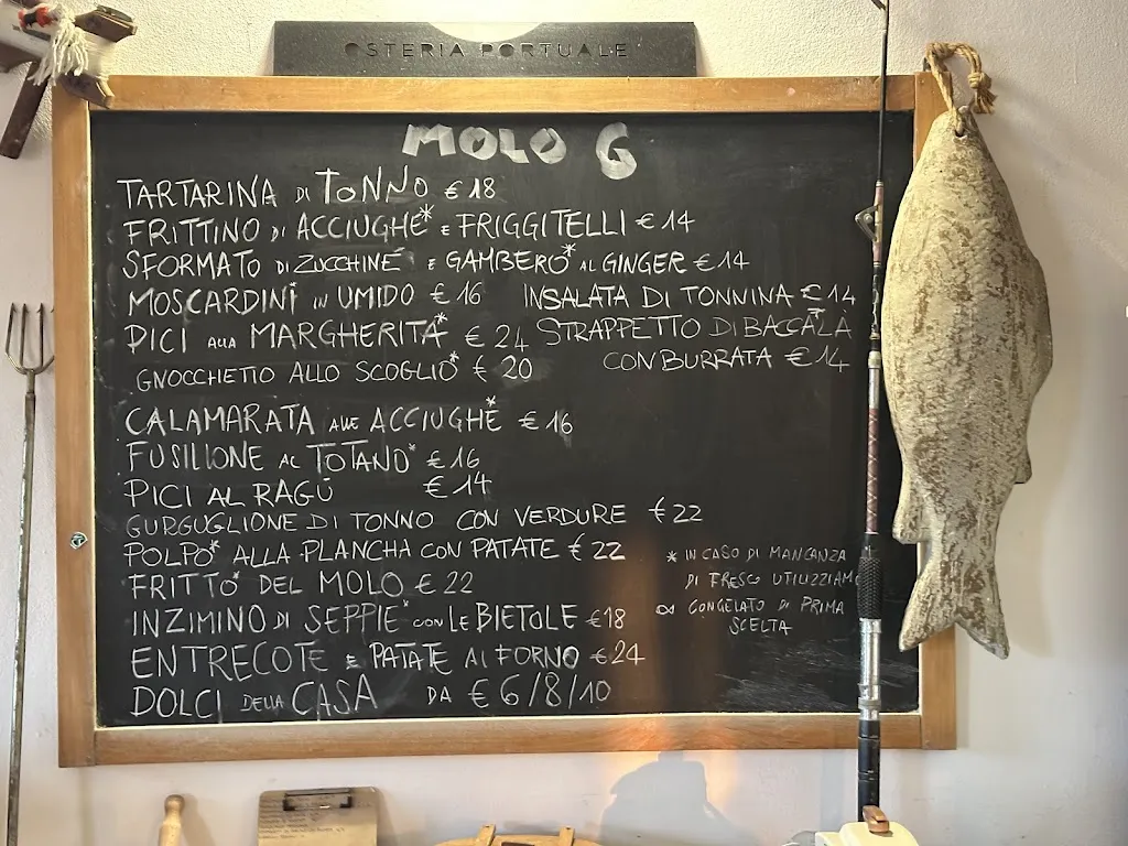 Menu_Molo G Osteria Portuale_Portoferraio_immagine_1