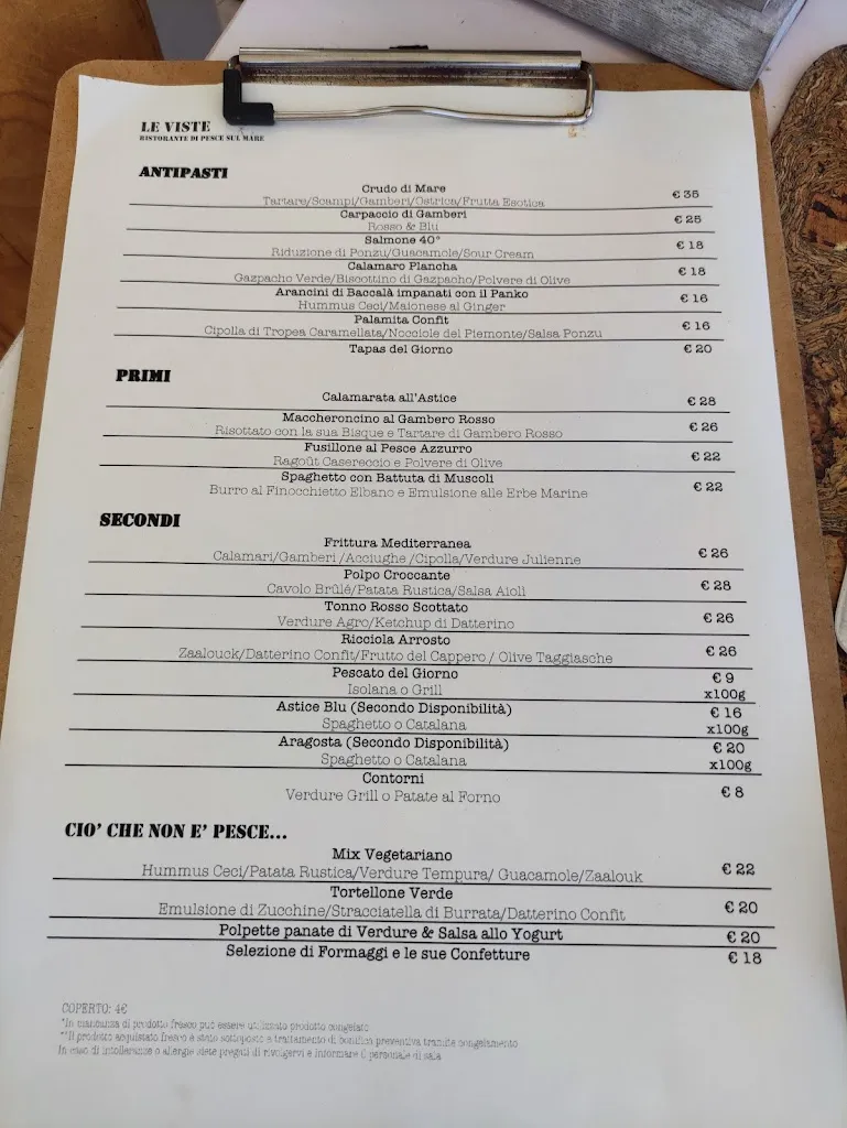 Menu_Restaurant le Viste_Portoferraio_immagine_2