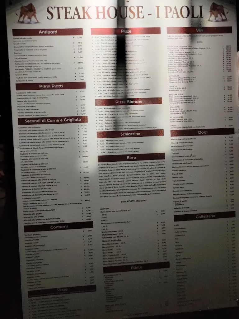 Menu_Steak House I Paoli_Portoferraio_immagine_4