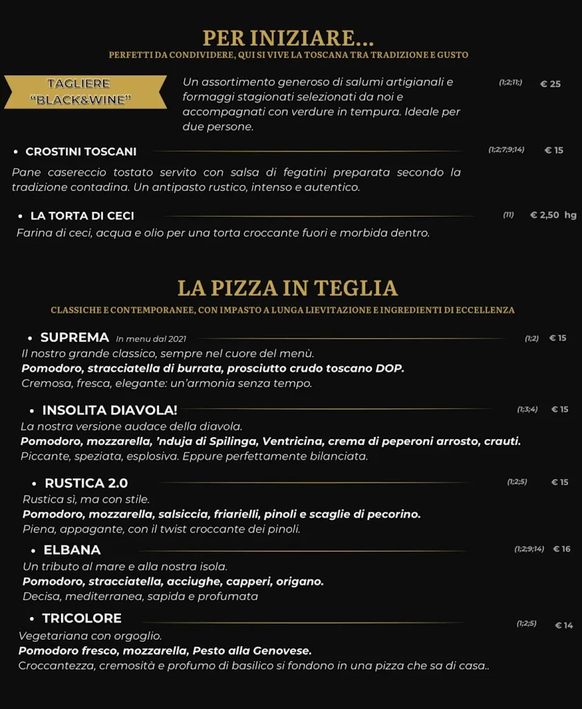 Menu_Black & Wine - Enoteca PizzaBistrot_Portoferraio_image_1