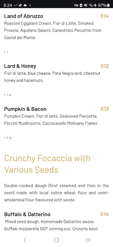 Menu_Abate - Pizzeria Gastronomica_Castel di Sangro_image_1