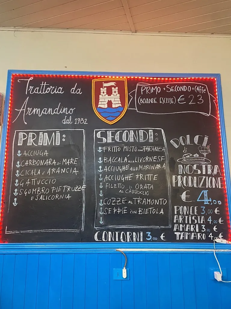 Menu_Trattoria Armandino - Specialitá di pesce_Provincia di Livorno_image_3