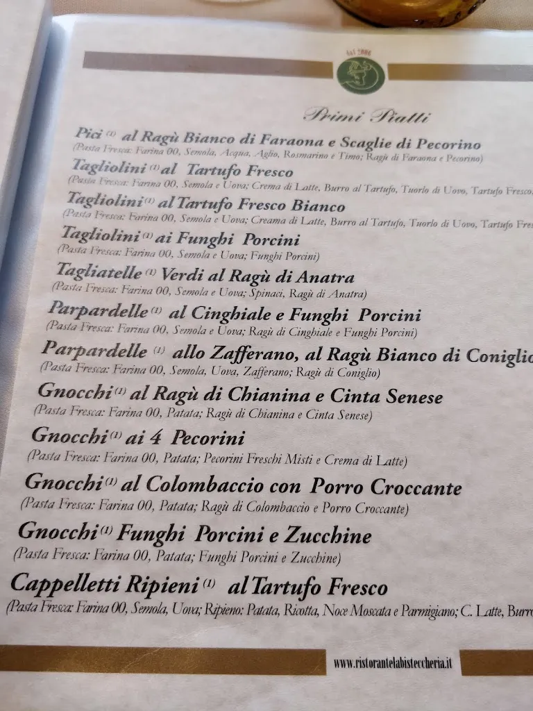 Menu_Ristorante La Bisteccheria_Provincia di Livorno_image_2